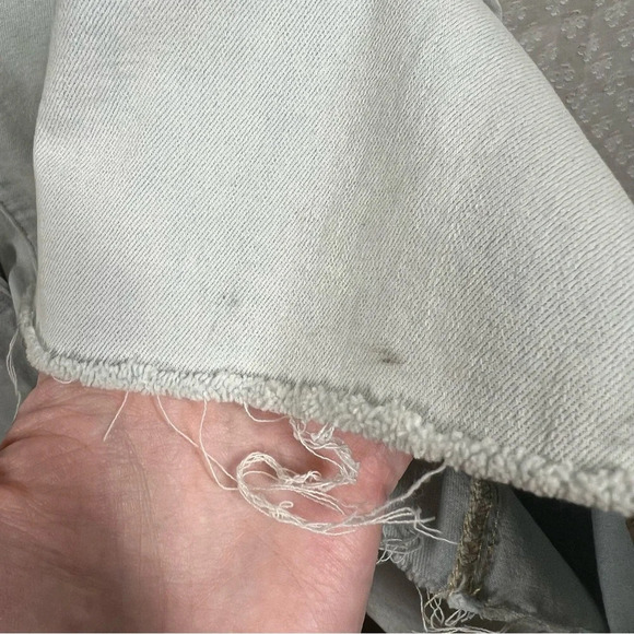 Free People We The Free‎ Light Wash Youthquake Crop Wide Flare Boho Jeans - Picture 5 of 9